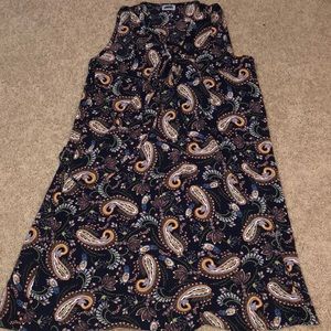 Shift dress paisley